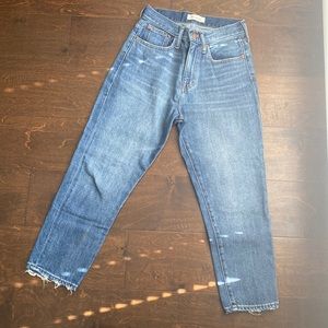MADEWELL. The mom Jean in size P25.